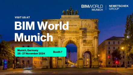 KI und digitale Zwillinge: Nemetschek Group präsentiert mit acht starken Marken auf der BIM World Munich 2024